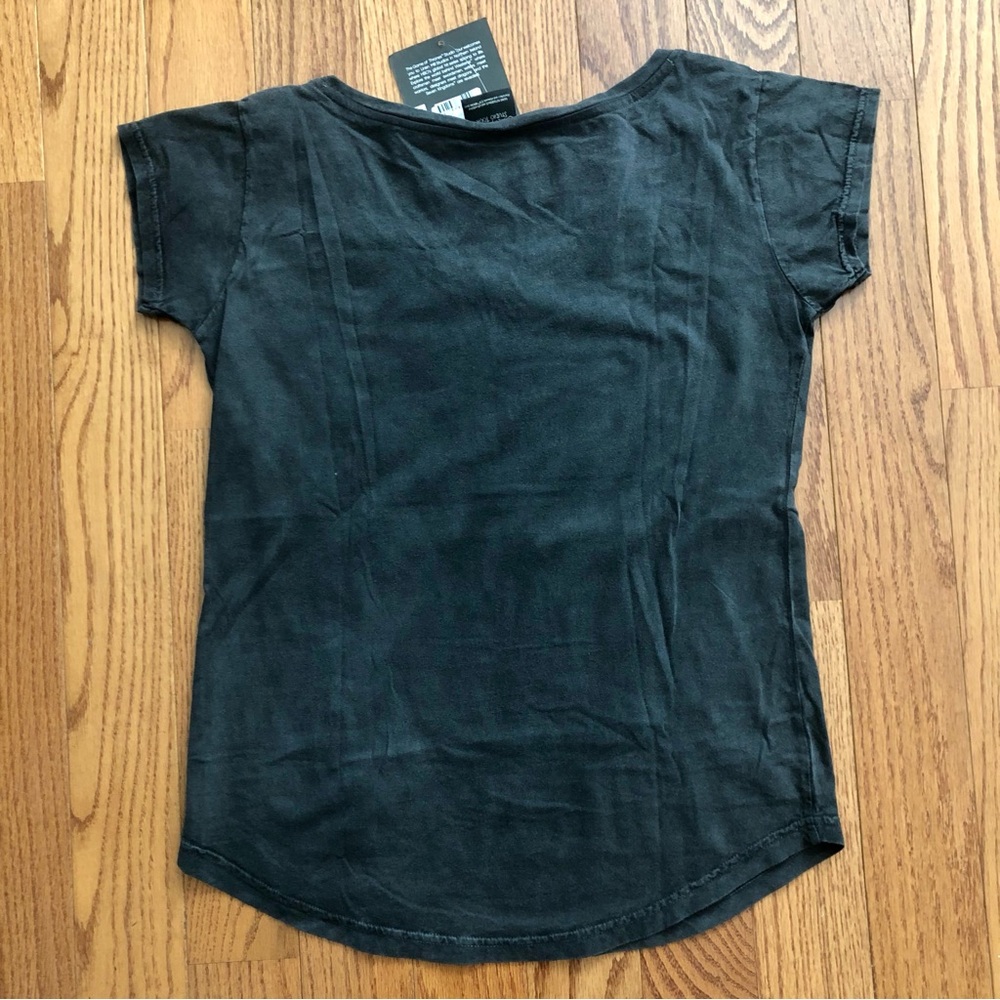 Game of Thrones Black Cotton Tee Pink Metallic Hodor Graphic Women's Size M NWT - Picture 8 of 9